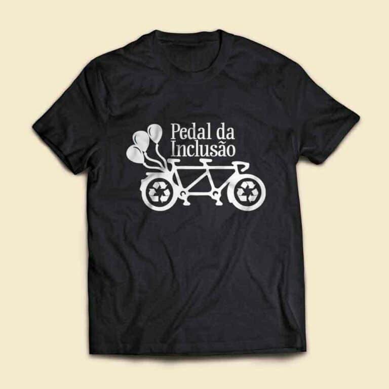 Criacao de logotipo para esportes - Pedal da Inclusão - Camisa