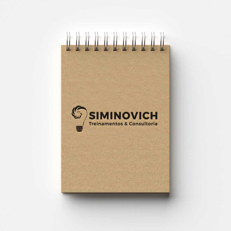Criacao de logotipo consultoria e treinamento- Caderno siminovich