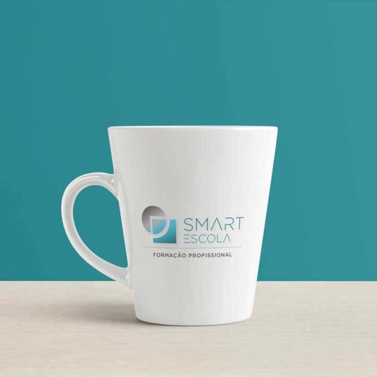 Criação logotipo para Escola - Caneca Smart Escola