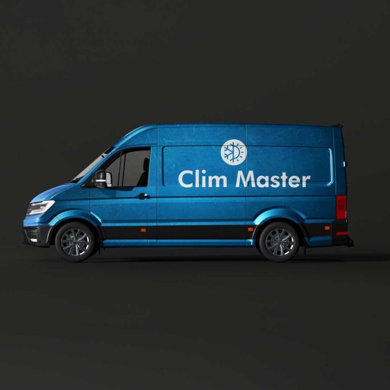 Logomarca para engenharia - Carro Clim Master