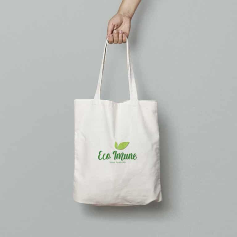 Criacao de logotipo saude - Identidade Ecoimune Ecobag