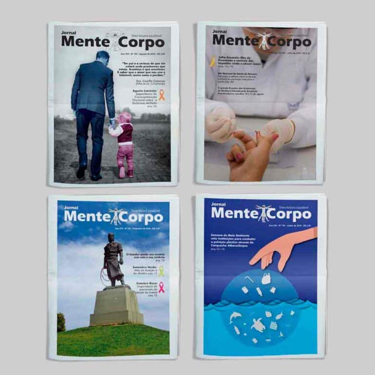 Editorial para revistas Jornal Mente e Corpo - Capa 03