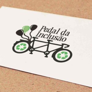 Criacao de logotipo para ong de esportes - Pedal da inclusao logomarca