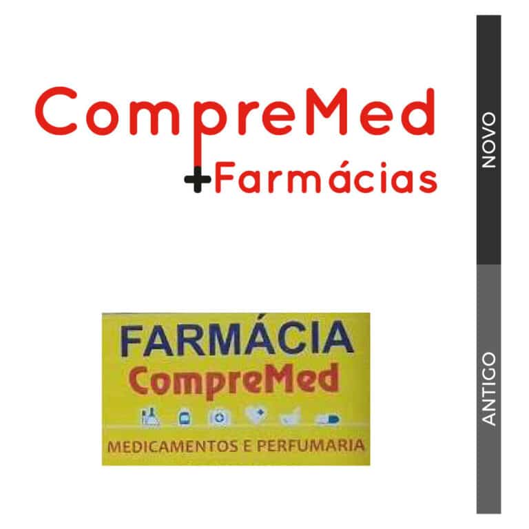 Redesign de logotipo farmácia - Compremed
