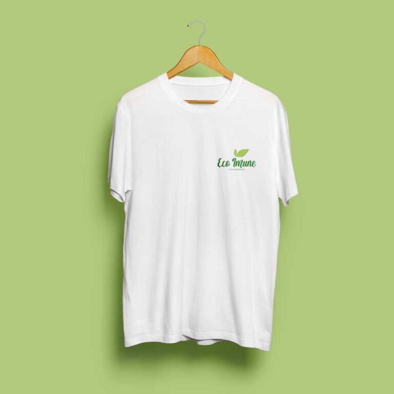 Criacao de logotipo saude - Camiseta Eco Imune