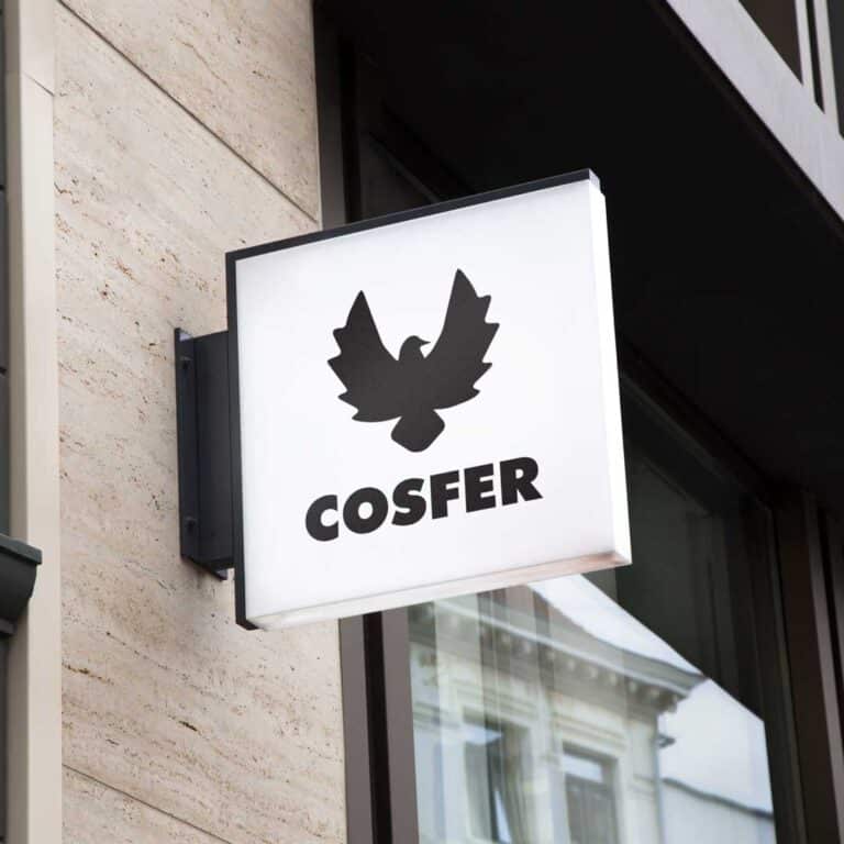 Logotipo de Loja de roupas - Cosfer