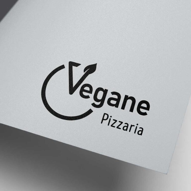 Logomarca para pizzaria - Vegane Pizzaria