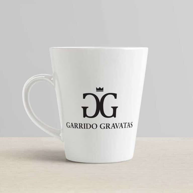 Logomarca para loja de roupas - Caneca - Garrido Gravatas