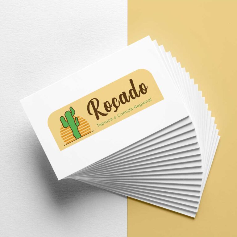 Logotipo para restaurante - Cartão Visita Roçado