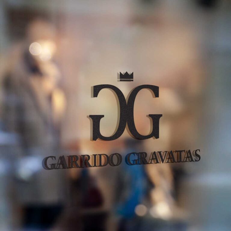 Logotipo para loja de roupas - Fachada - Garrido Gravatas