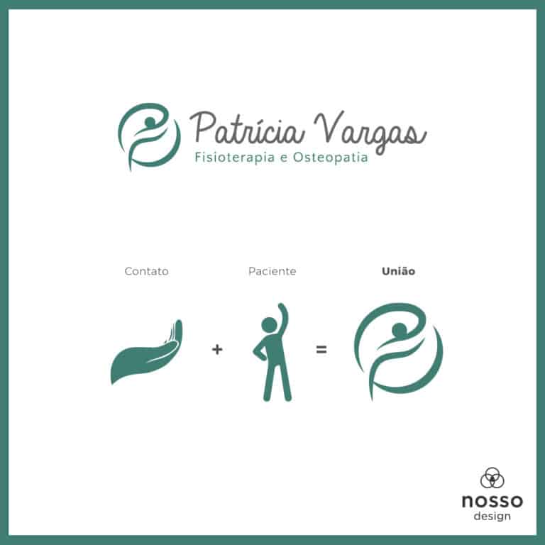 Criação logotipo fisioterapia - Conceito Patricia