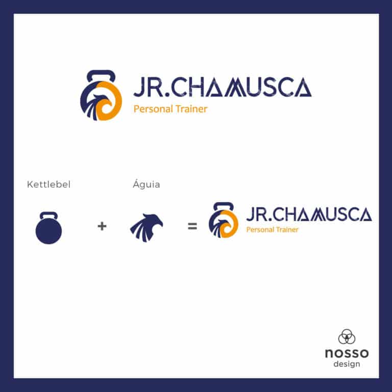 Criação logotipo personal trainer - Conceito Jr. Chamusca