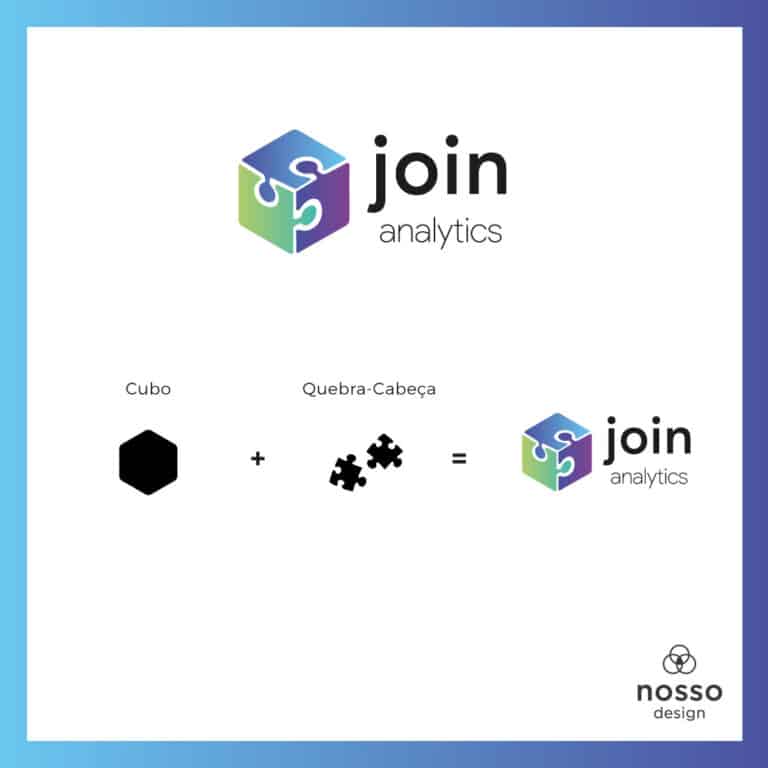 Criação logotipo consultoria - Conceito Join Analytics