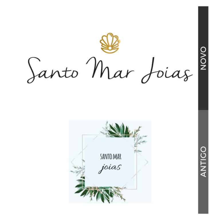 Redesign de marca de joias - Santo Mar Joias