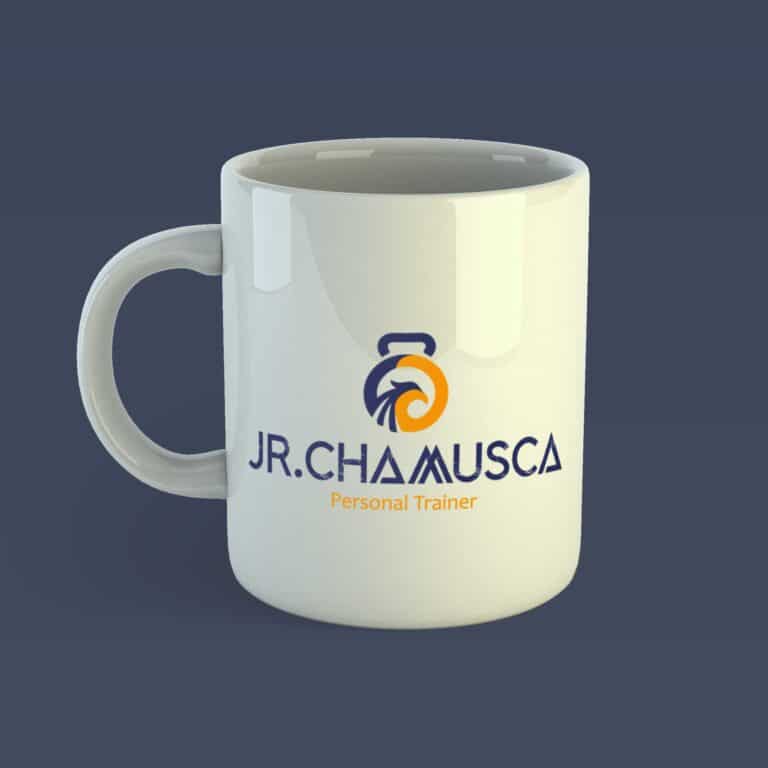 Logotipo para academia de musculação - Caneca Jr. Chamusca