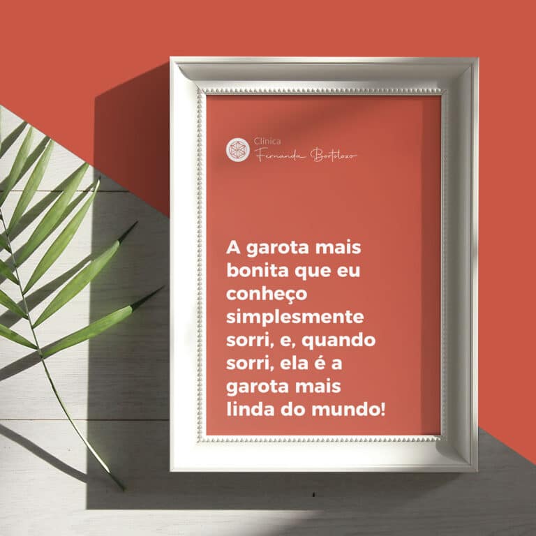 Identidade Visual Clínica estética - Quadro - Fernanda Bortolozo