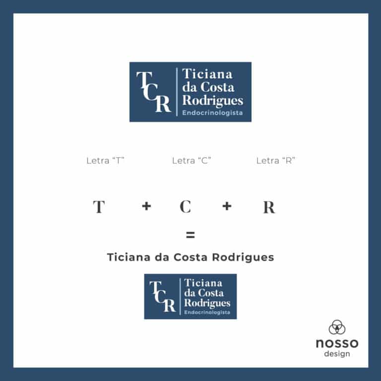 Logotipo para clinica médica - Conceito Ticiana da Costa Rodrigues