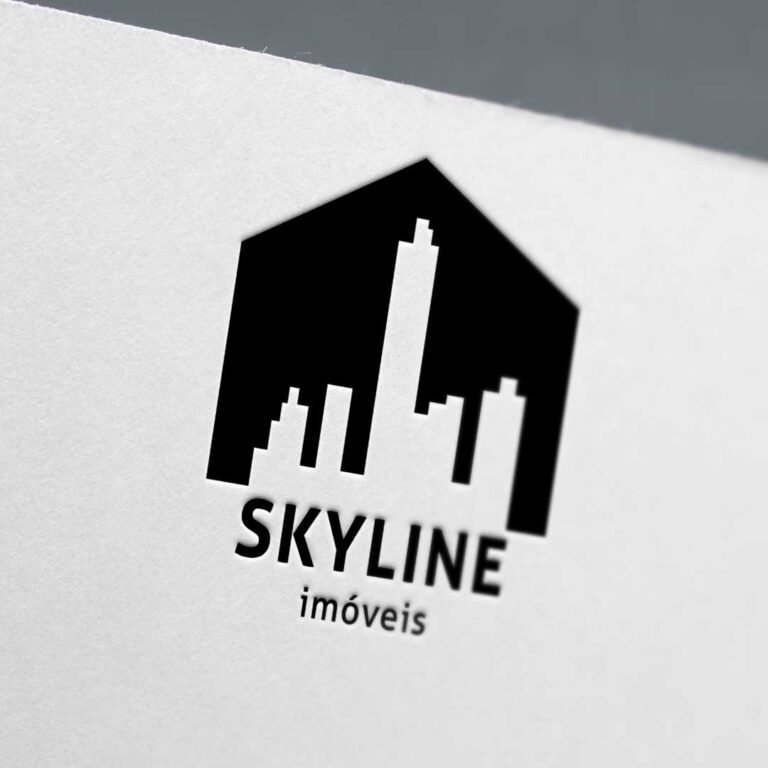Criacao logotipo para imobiliária - Skyline imóveis