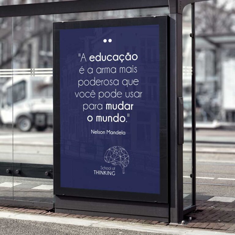 Identidade Visual para cursos - Propaganda - School of Thinking