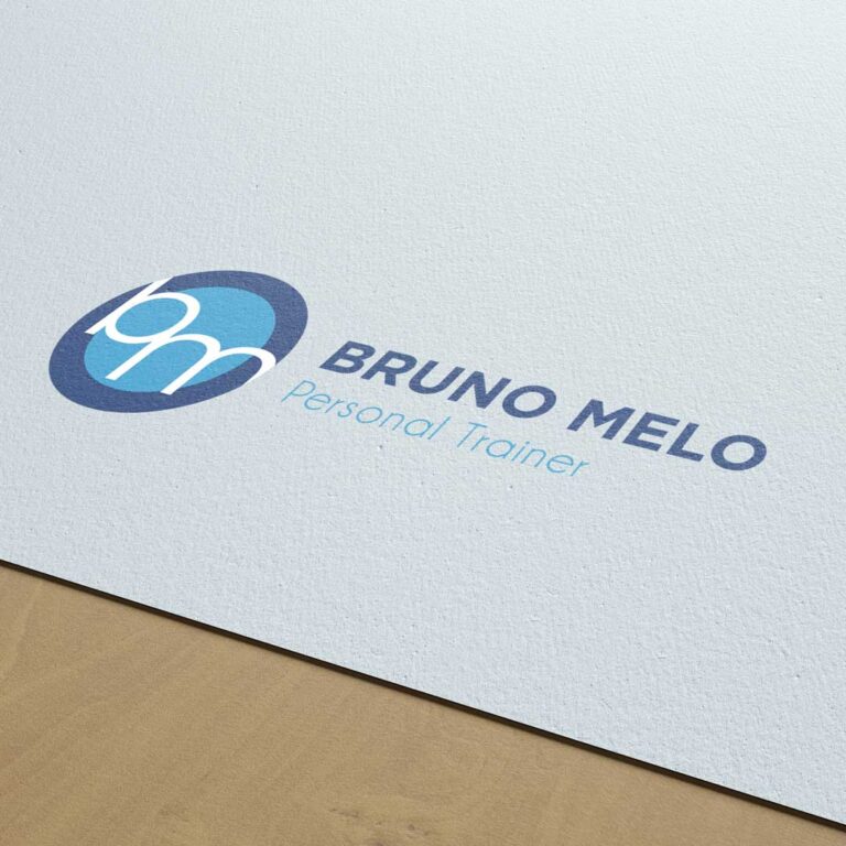 Criacao de logotipo para personal trainer - Marca - Bruno Melo