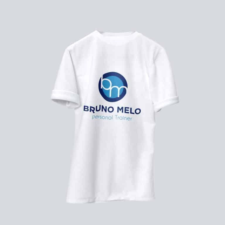 Criacao de logotipo para personal trainer - Camiseta Treino - Bruno Melo