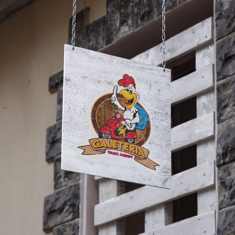 Logotipo de frango galeteria