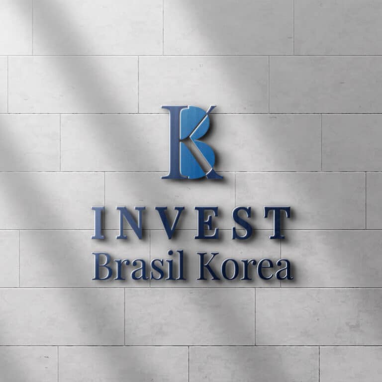 Logo Invest Brasil Korea